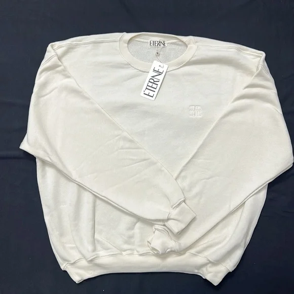 Eterne oversized Crewneck. Creamy white color. Size S perfect conditions - Picture 5 of 8